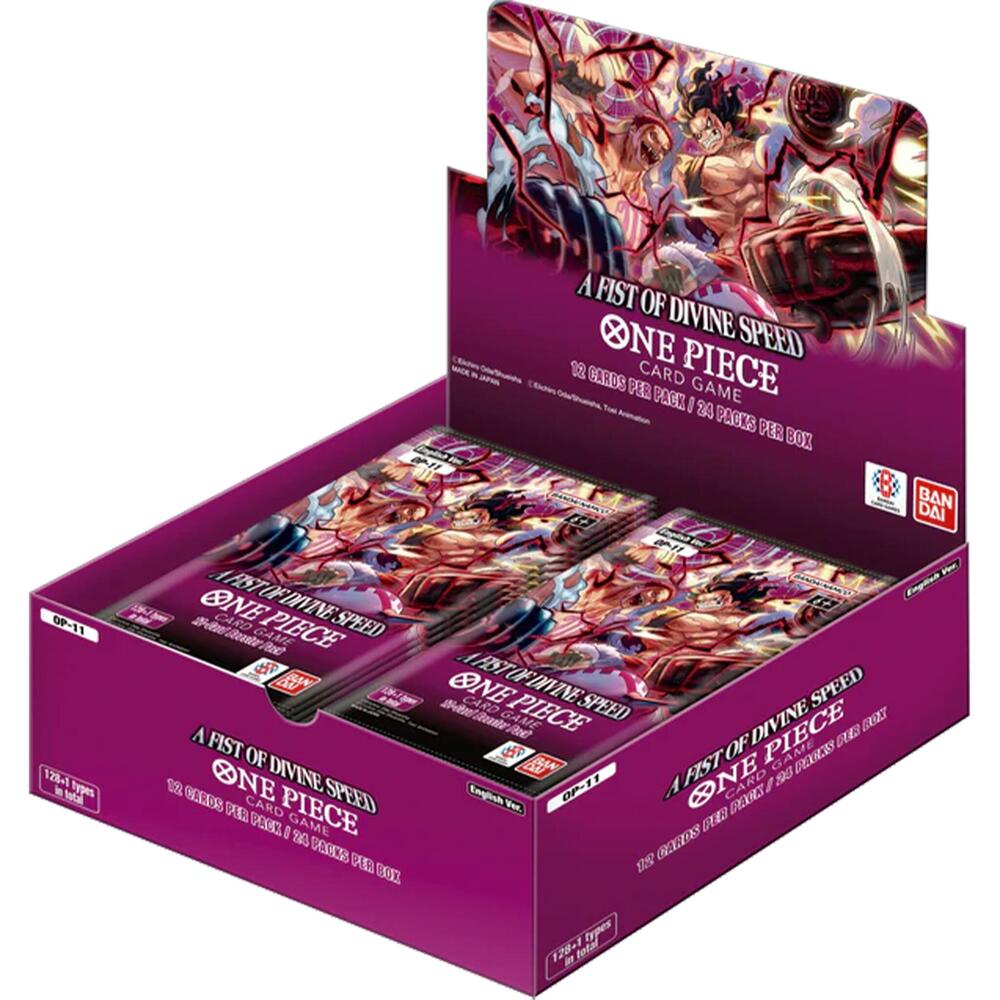 One Piece: A Fist of Divine Speed Booster Box (OP-11) One Piece: A Fist of Divine Speed Booster Box (OP-11)