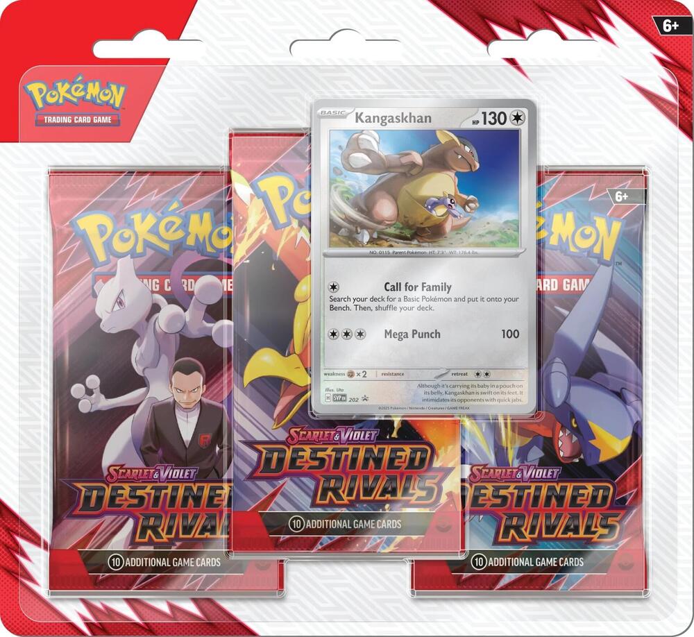 Pokemon Tcg: Scarlet And Violet Destined Rivals (Sv10) Three Blister P Double Infinity Gaming Pokemon Tcg: Scarlet And Violet Destined Rivals (Sv10) Three Blister P Double Infinity Gaming