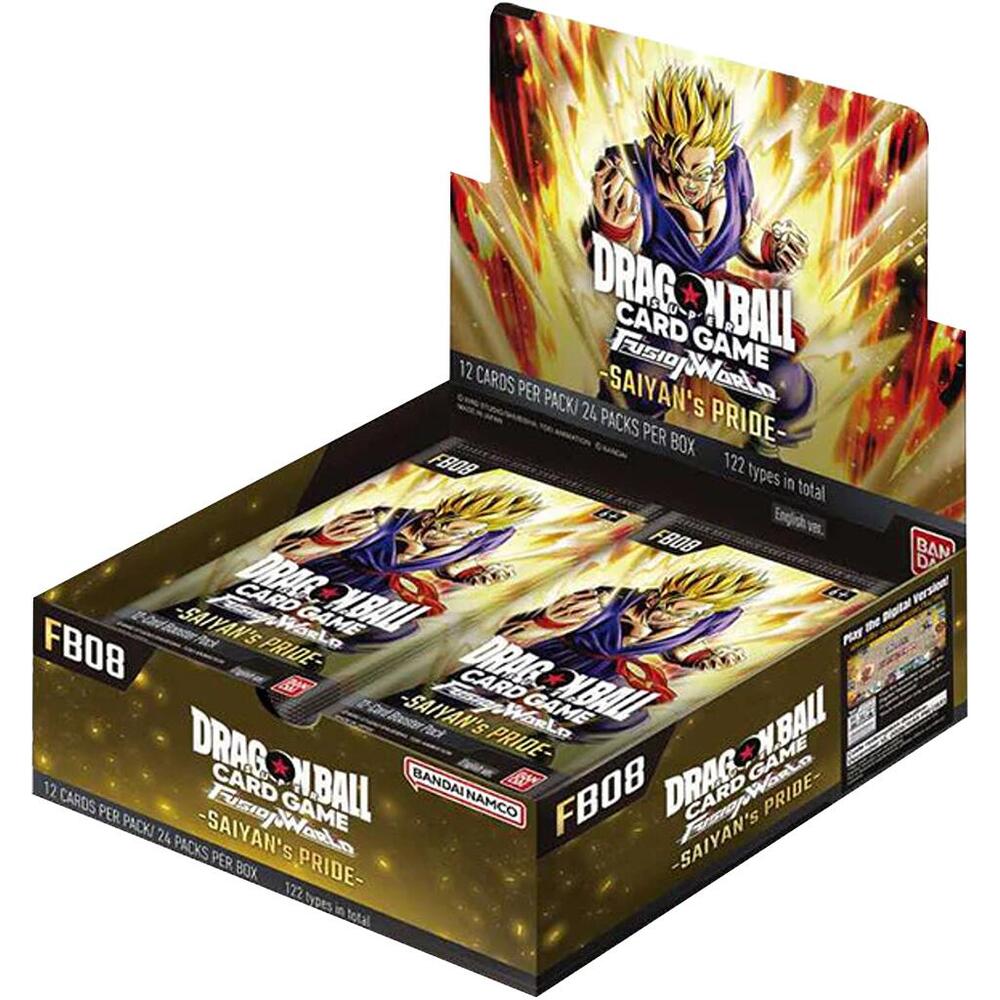 Dragon Ball Super Tcg: Fusion World 08 Saiyan's Pride Booster Box (Fb08) Dragon Ball Super Tcg: Fusion World 08 Saiyan's Pride Booster Box (Fb08)