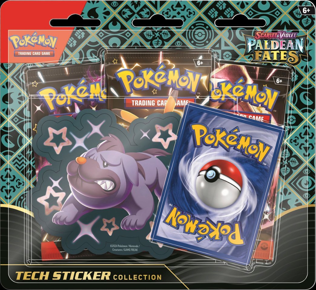 Pokemon: Paldean Fates: Tech Sticker Collection Double Infinity Gaming Pokemon: Paldean Fates: Tech Sticker Collection Double Infinity Gaming