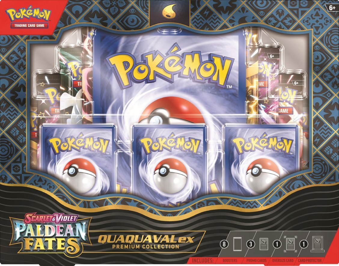Pokemon: Paldean Fates- Pokémon ex Premium Collection Box – Double