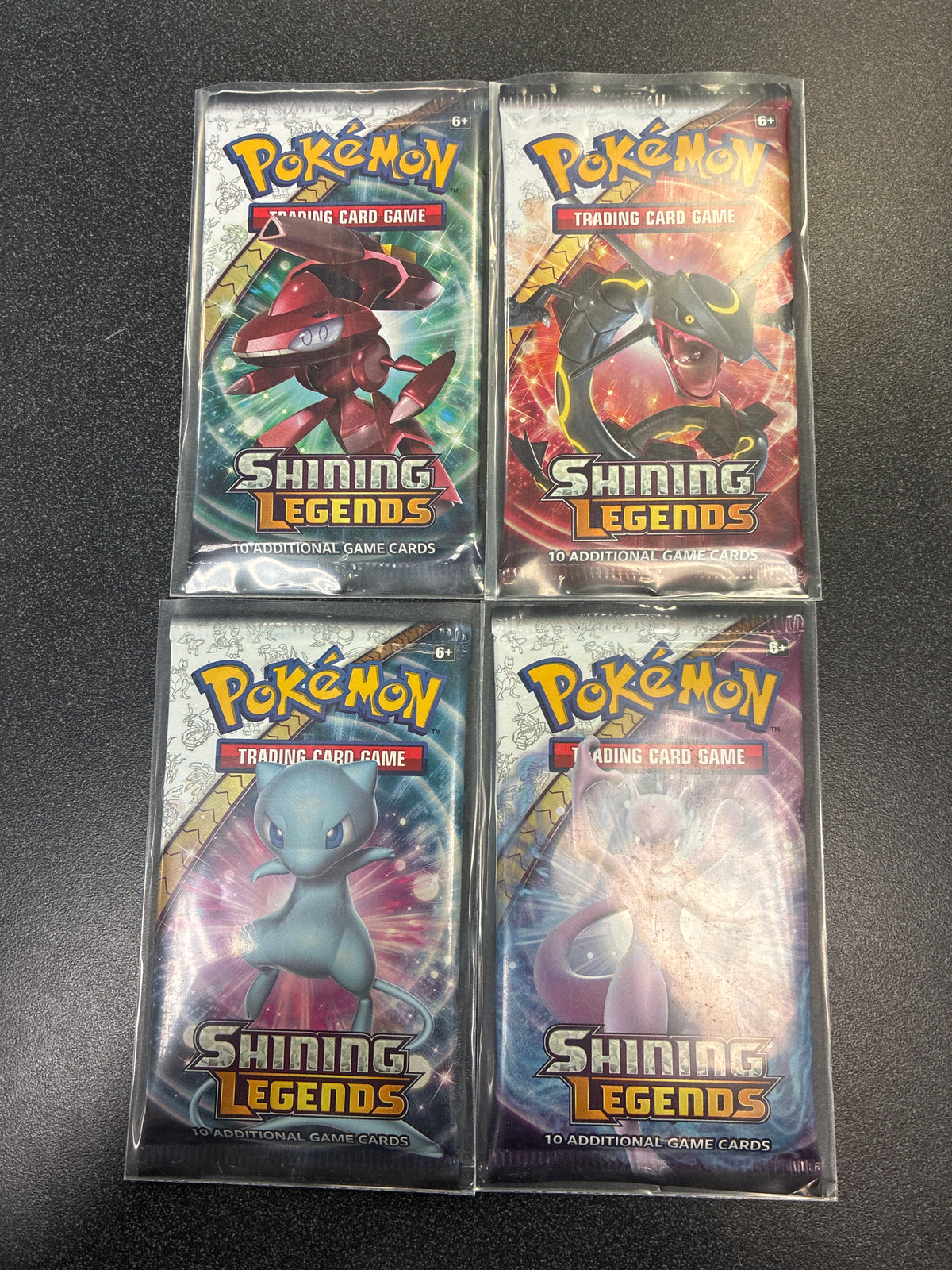 Shining Legends Booster Pack Art Set (4)