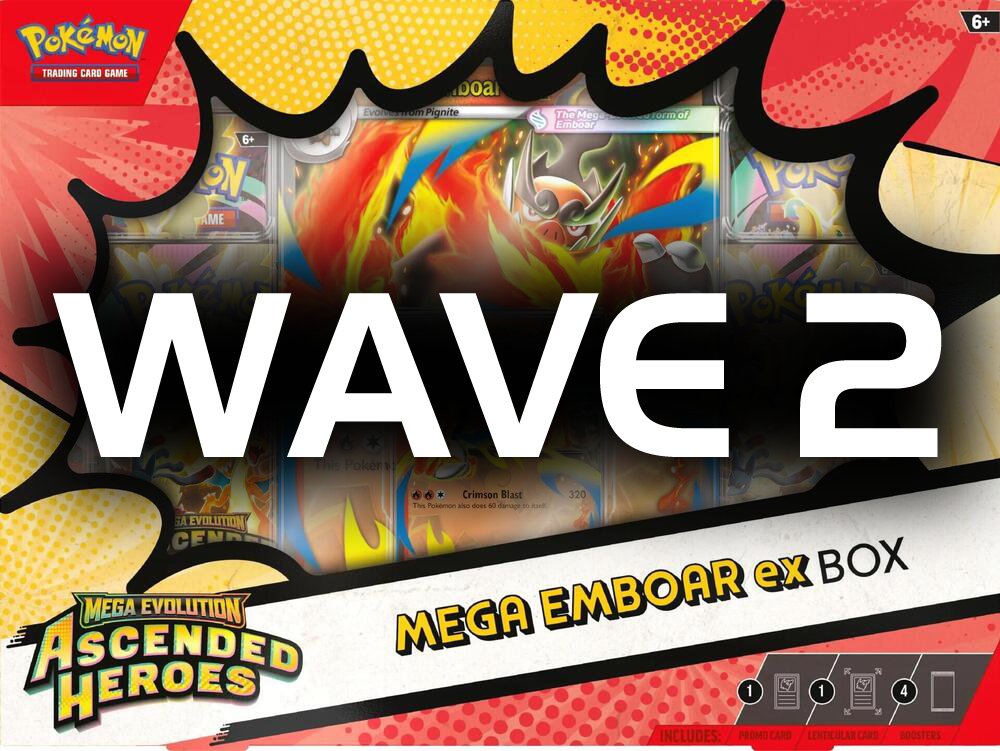 Pokemon: Mega Evolution 2.5: Ascended Heroes: EX Box (Wave 2 - Ships b Double Infinity Gaming Pokemon: Mega Evolution 2.5: Ascended Heroes: EX Box (Wave 2 - Ships b Double Infinity Gaming
