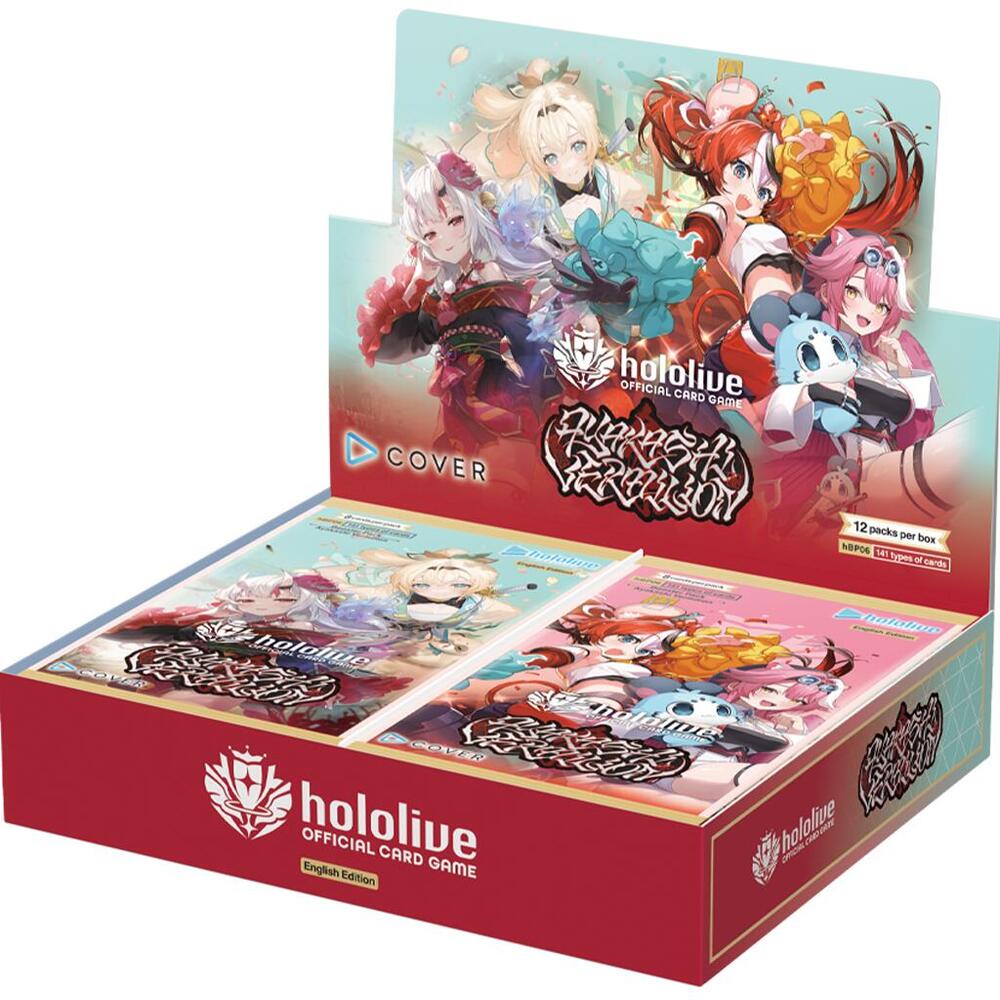 Hololive OCG: Ayakashi Vermilion Booster Box – Double Infinity Gaming