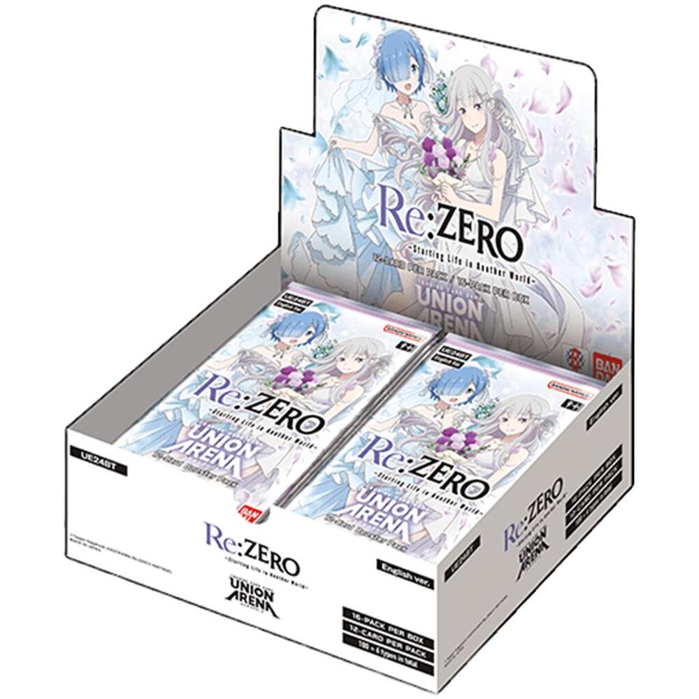 Union Arena Card Game: Re:Zero Starting Life In Another World Booster Box (Ue24Bt) (Presale - Expected Release Date September 18th, 2026)