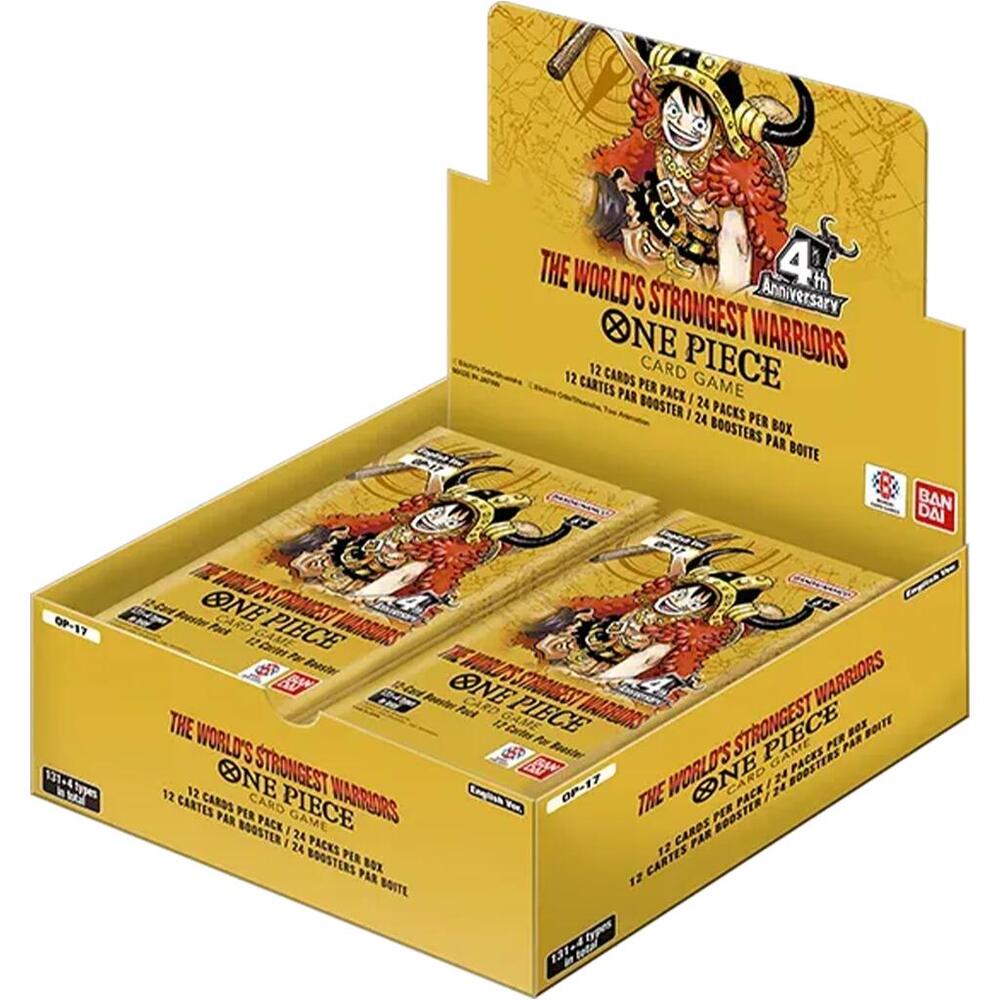 LIMIT ONE PER CUSTOMER One Piece: The Worlds Strongest Warriors Booster Box (OP-17) (Presale - Expected Release Date August 28th, 2026)
