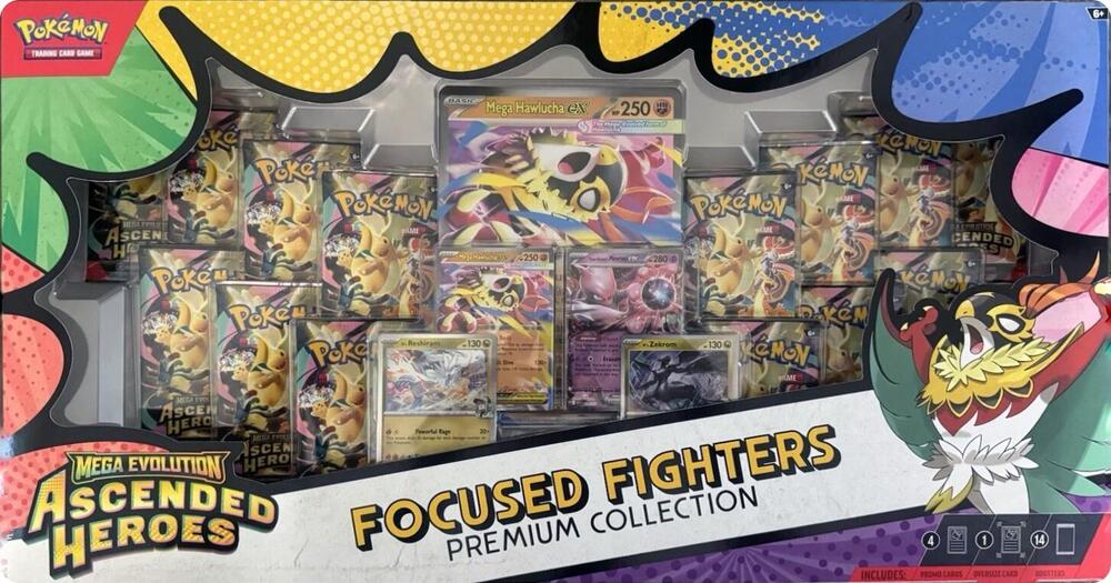 Pokemon: Ascended Heroes Focused Fighters Premium Collection