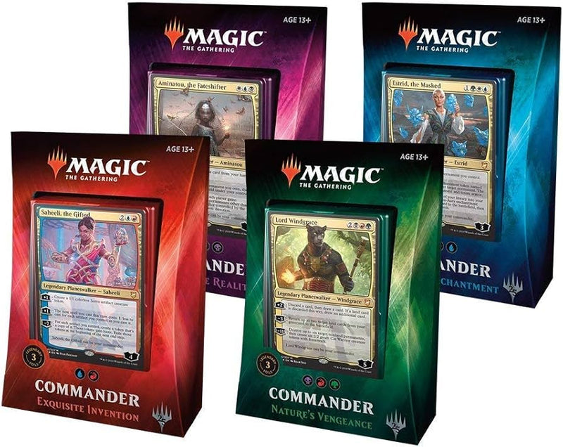 Magic: Commander 2018: Commander Case (Set of 4) – Double Infinity Gaming
