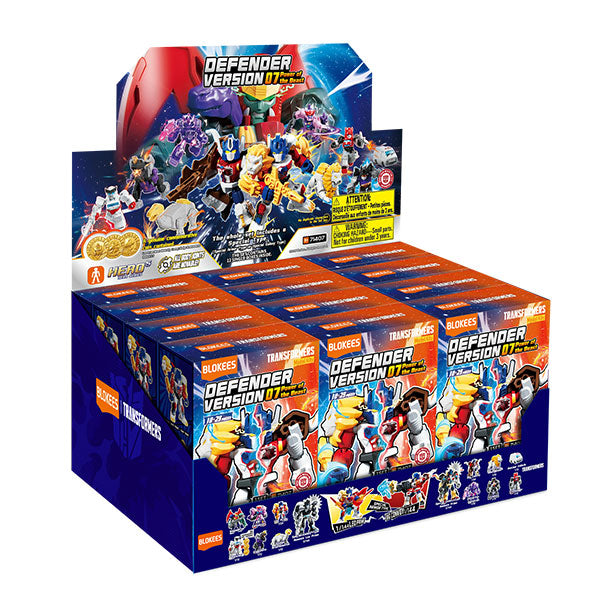Transformers Blokees: 2-inch Defender Model Kit- DV07 Power of The Beast Display (12 Blind Boxes)