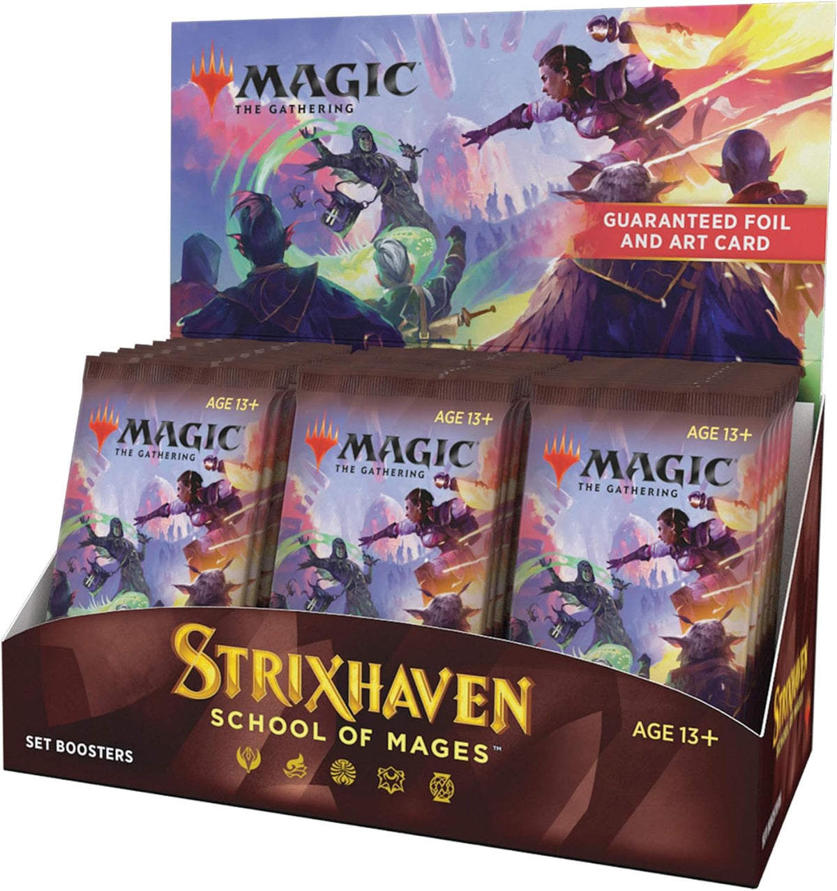 Magic: The Gathering Strixhaven Set Booster Box | 30 Packs (360 Magic Cards)