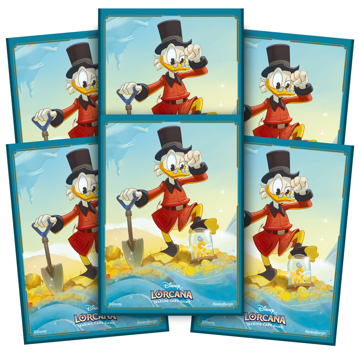 Lorcana Supplies: Into the Inklands: Scrooge McDuck Card Sleeves (Presale)