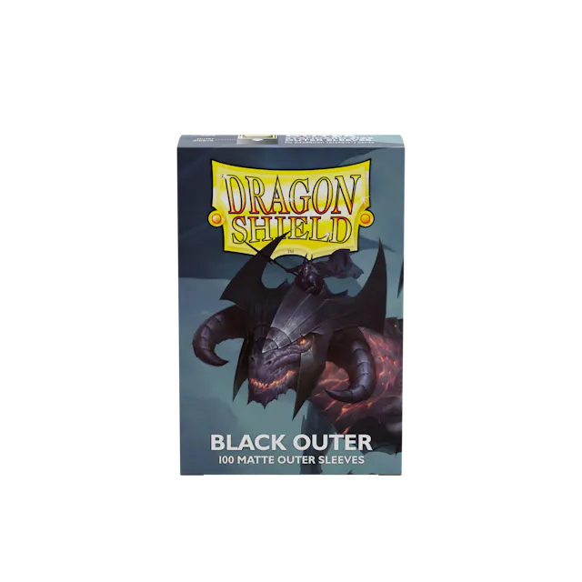 Supplies: Dragon Shield Sleeves - Black - Matte Outer Sleeves