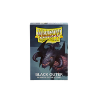 Supplies: Dragon Shield Sleeves - Black - Matte Outer Sleeves