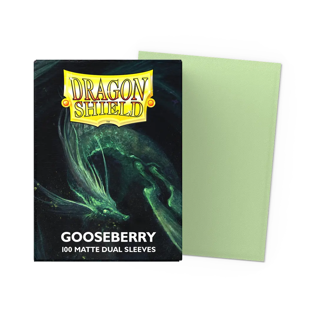 Supplies: Dragon Shield Sleeves - Standard - Dual Matte - Gooseberry