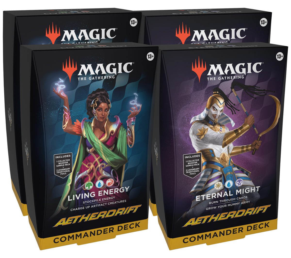 Magic the Gathering: Aetherdrift: Commander Set of 4 Decks Case (Presale)