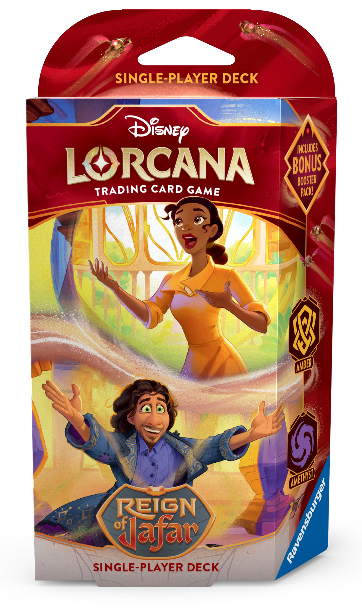 Lorcana: Reign of Jafar:  Amber Amethyst Starter Deck (Presale)