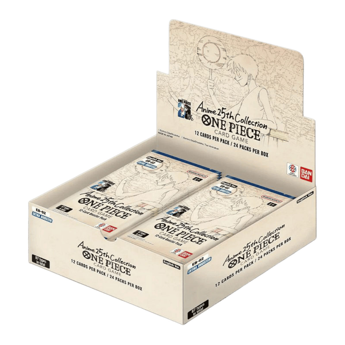 One Piece Tcg: Extra Booster: Anime 25th Collection Box (Eb-02)