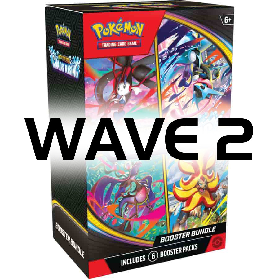WAVE 2 Pokemon Tcg: Mega Evolution Chaos Rising (Me04) Booster Bundle –  Double Infinity Gaming