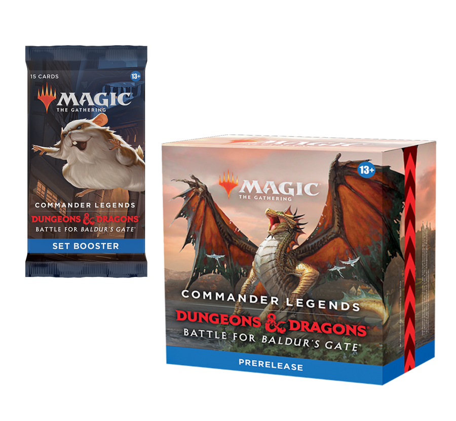 Magic the Gathering: MTG Magic Commander Legends Battle for Baldur's Gate Prerelease Pack Kit