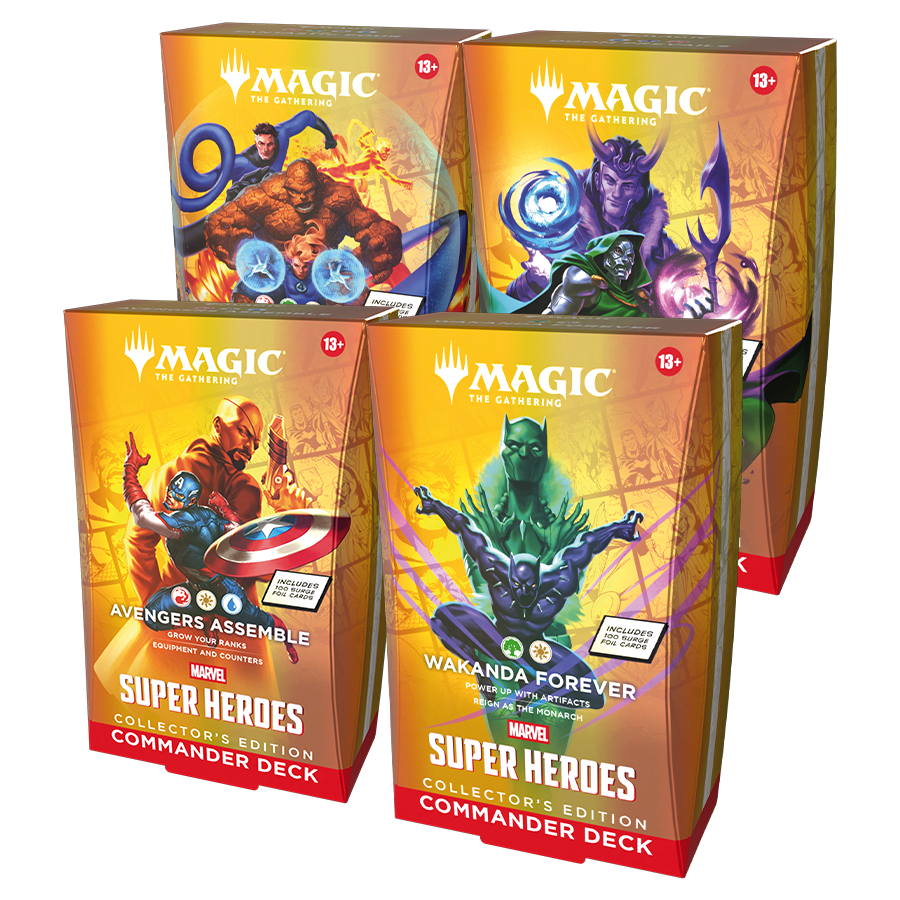 Magic the Gathering: Marvel Super Heroes: Collector Commander Deck (Presale - Expected Release Date June 26th, 2026) Magic the Gathering: Marvel Super Heroes: Collector Commander Deck (Presale - Expected Release Date June 26th, 2026)