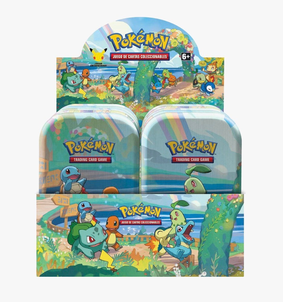 Pokemon: Celebrations 25th Anniversary Mini Tin Sealed Display (8 Mini Tins)