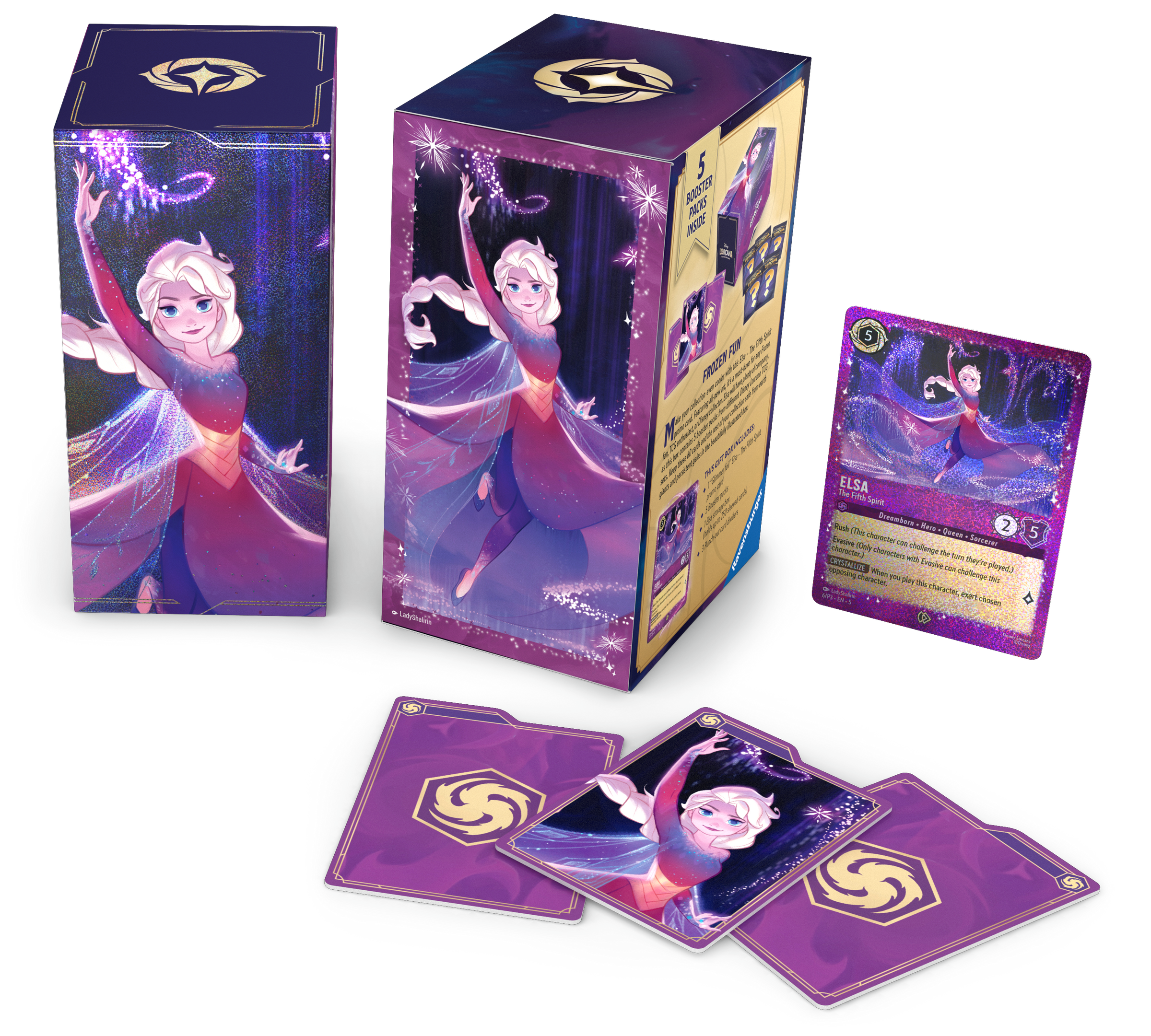 Lorcana: Fabled: Elsa Gift Set Double Infinity Gaming Lorcana: Fabled: Elsa Gift Set Double Infinity Gaming