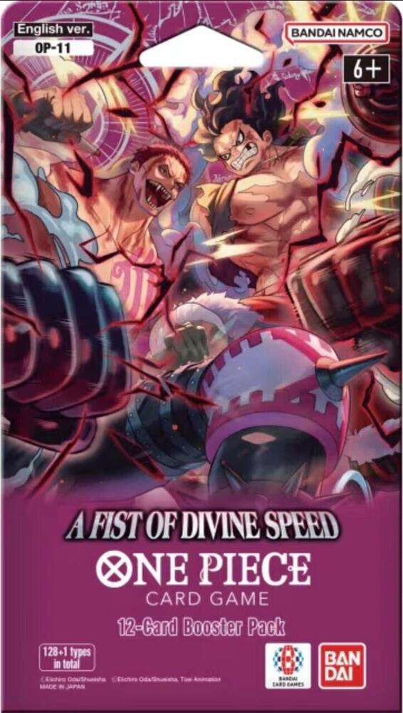 One Piece: A Fist of Divine Speed Sleeved Booster (Op 11)