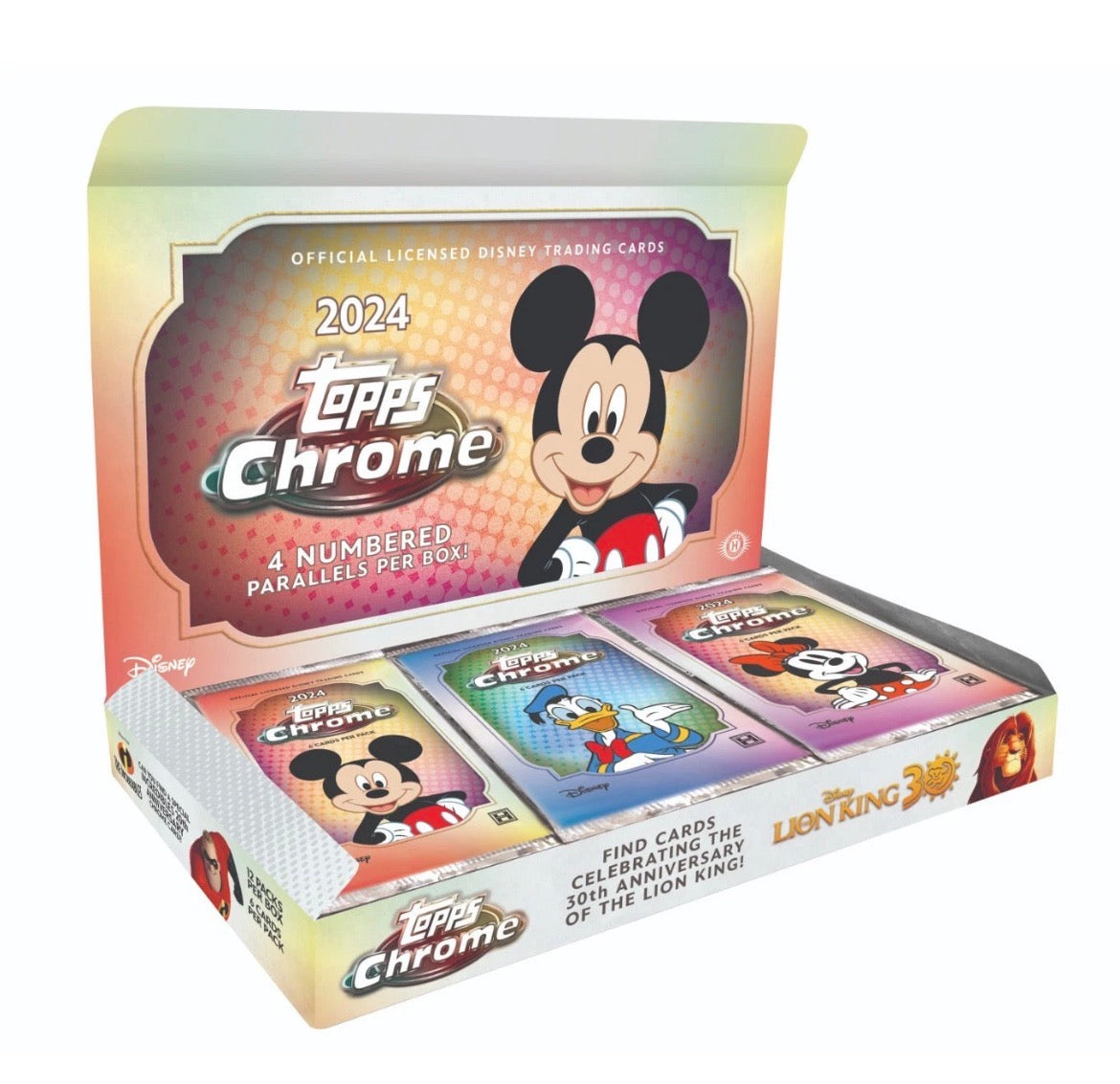 Disney: 2024 Topps Chrome Disney Hobby Box