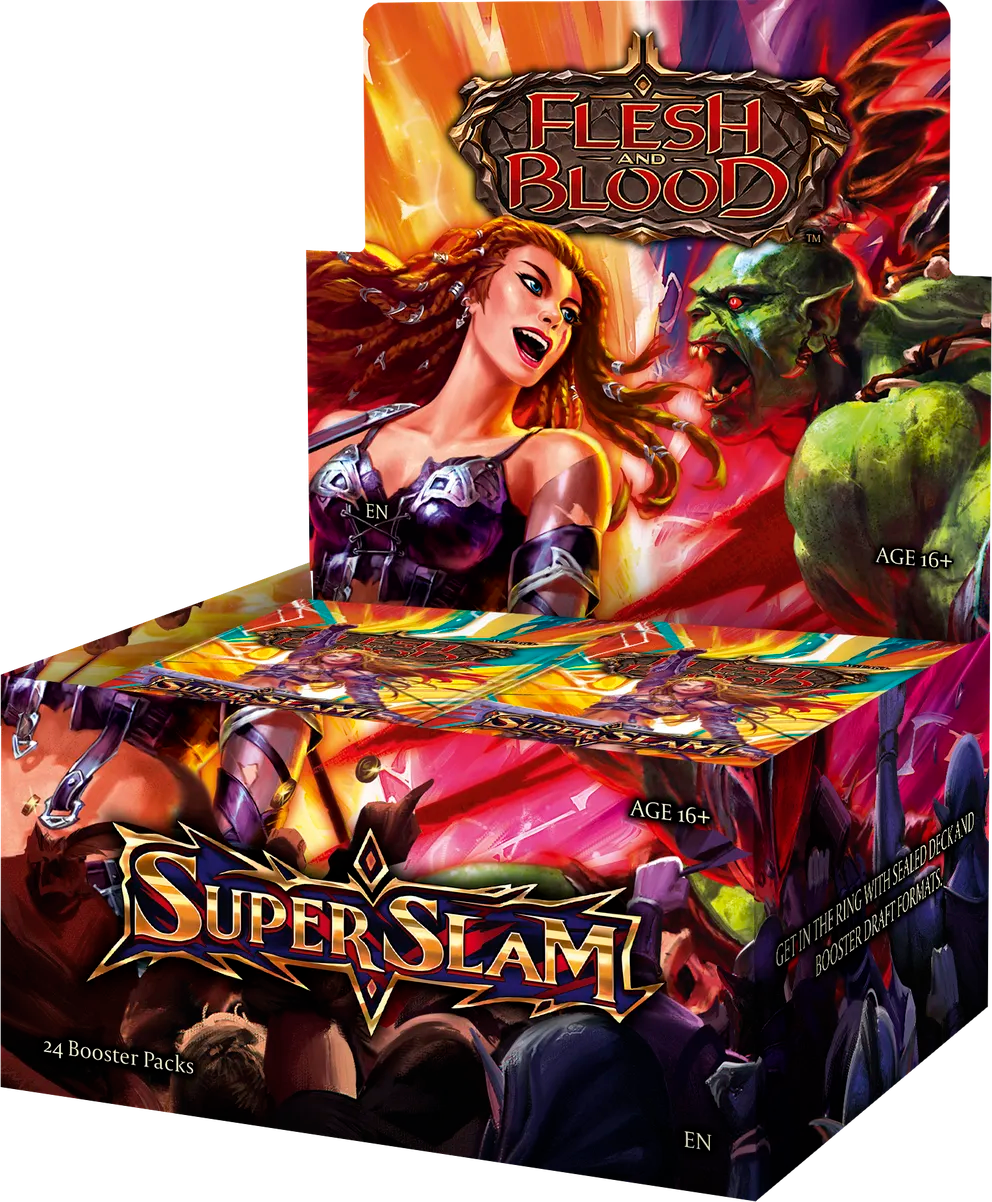Flesh and Blood TCG: Super Slam Booster Box – Double Infinity Gaming Flesh and Blood TCG: Super Slam Booster Box – Double Infinity Gaming