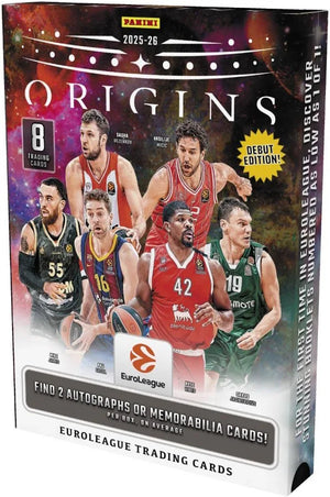 Sports: 2025/26 Panini Origins Euroleague Basketball Hobby Box (Presale - Expected Release Date June 17th, 2026)