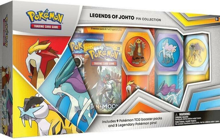 Legends of Johto Pin Collection - Pokemon