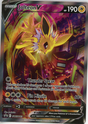 Pokemon Single: Jolteon V - SWSH183 -Sword & Shield Promo Cards NM
