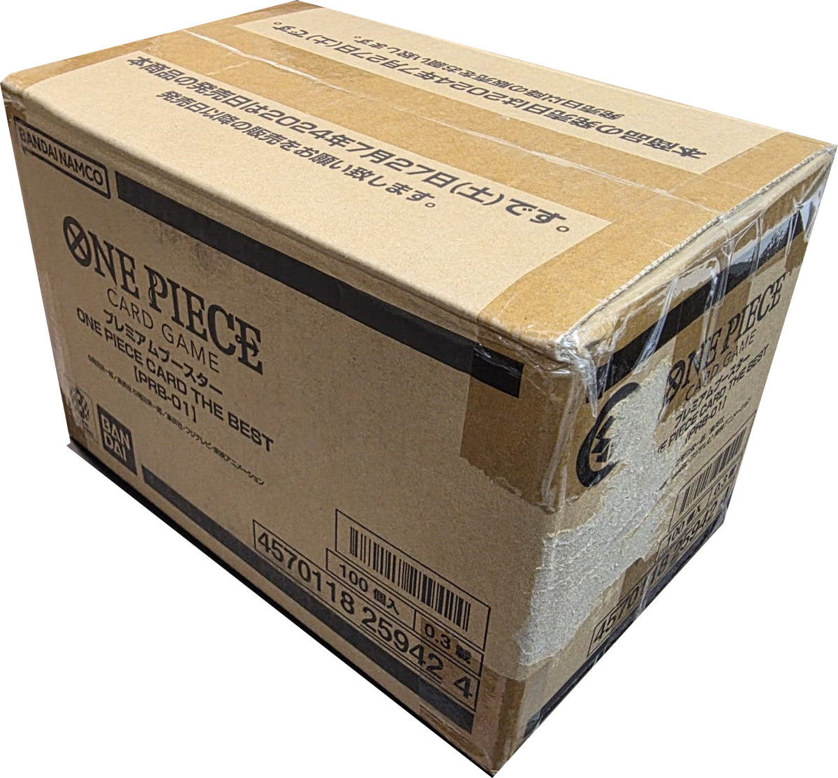 One Piece: Premium Booster THE BEST JAPANESE PRB-01 Sealed Case (Clear Tape)