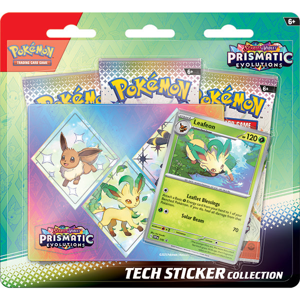 Pokemon: Prismatic Evolutions: Tech Sticker Collection: Leafeon (Presale)