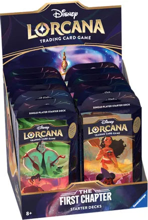 Disney Lorcana: The First Chapter Starter Deck Display - The First Cha Double Infinity Gaming Disney Lorcana: The First Chapter Starter Deck Display - The First Cha Double Infinity Gaming