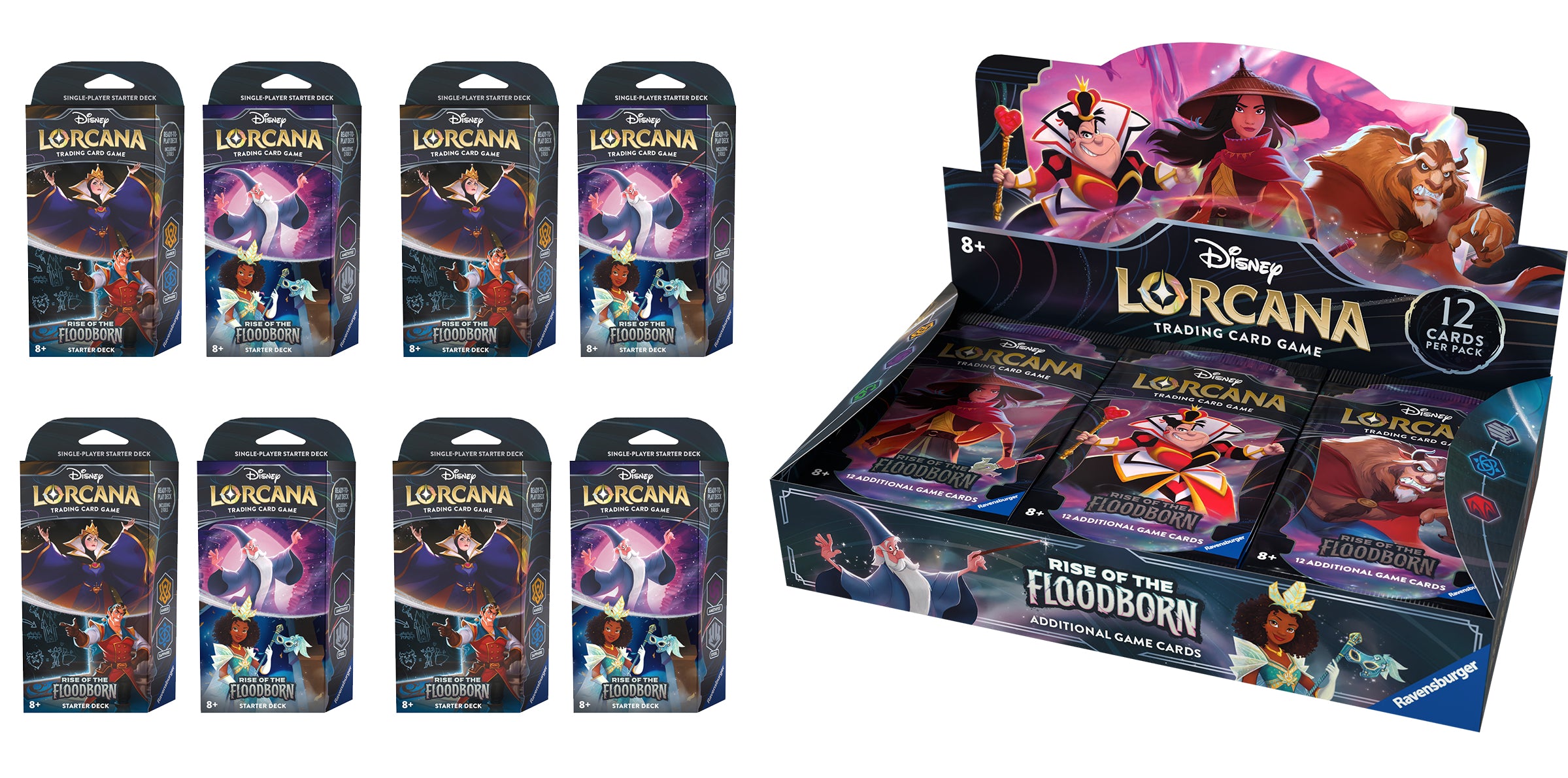 Rise of the Floodborn Booster Box and Starter Deck Display Bundle – Double Infinity Gaming