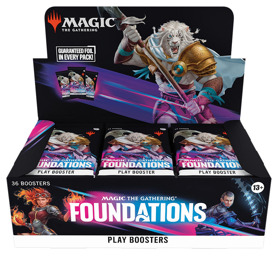 Magic the Gathering: Foundations Play Booster Box Double Infinity Gaming Magic the Gathering: Foundations Play Booster Box Double Infinity Gaming
