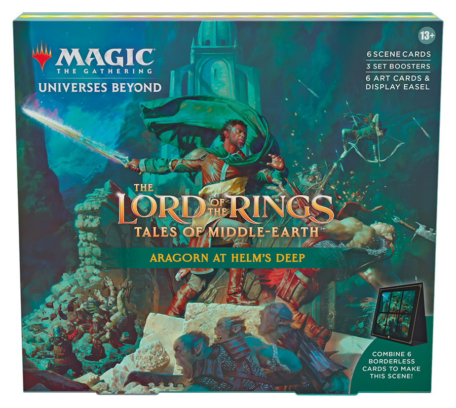 Magic the Gathering: Lord of the Rings Holiday Scene Box: Aragorn at Helm's Deep (Presale)