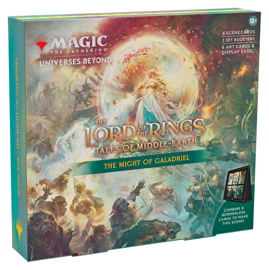 Magic the Gathering: Lord of the Rings Holiday Scene Box: The Might of Galadriel Magic the Gathering: Lord of the Rings Holiday Scene Box: The Might of Galadriel
