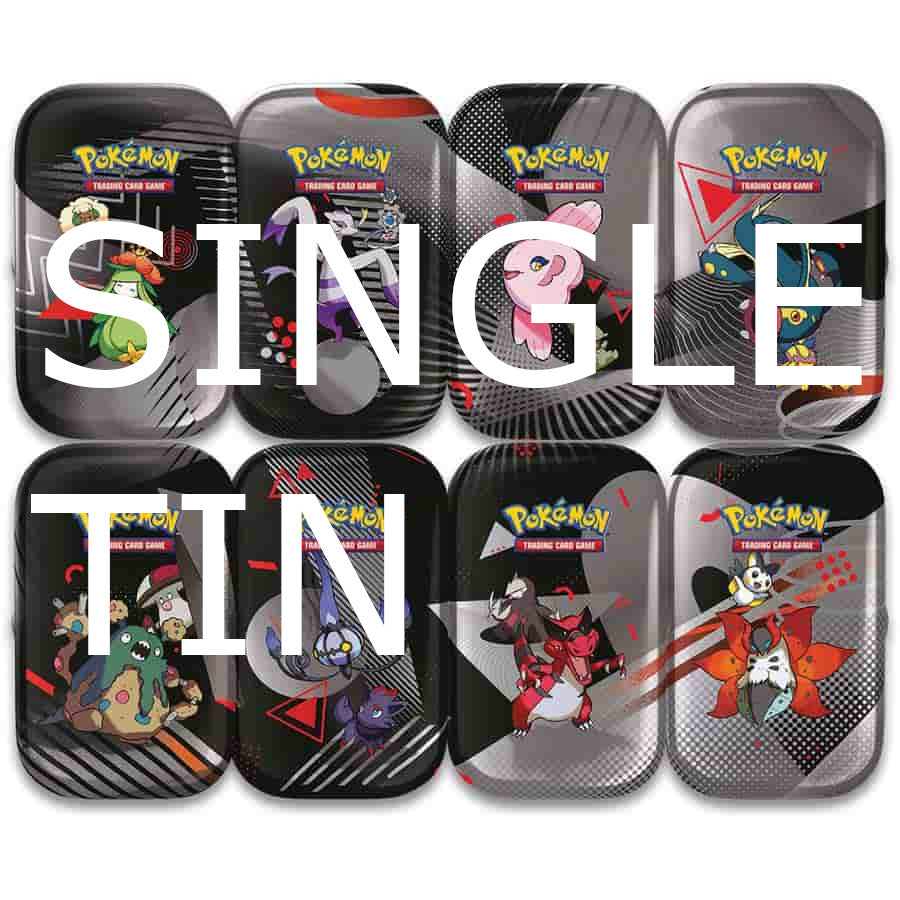 Pokemon: Scarlet And Violet 10.5: Black Bolt And White Flare Unova: Single Mini Tin