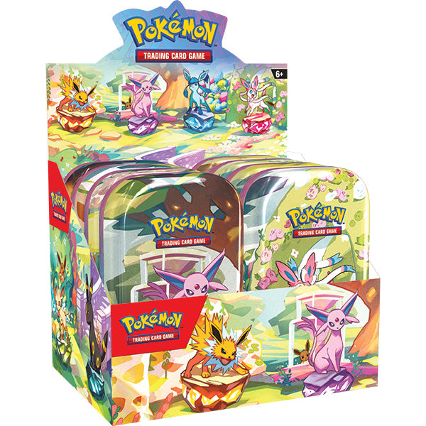 Pokemon TCG: Scarlet & Violet Prismatic Evolutions- Mini Tin Display (Presale)