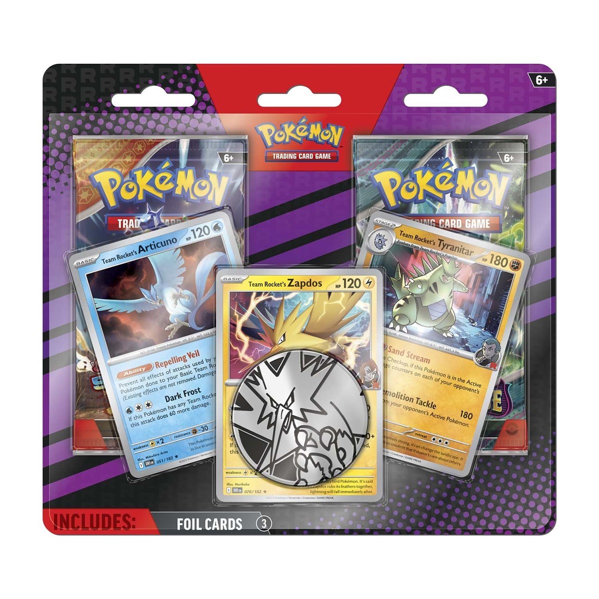 Pokemon: 2-Pack Blister Pack [Team Rocket's Articuno, Zapdos & Tyranitar]