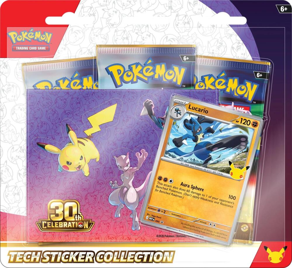Pokemon Tcg: 30th Celebration Tech Sticker Collection (Presale