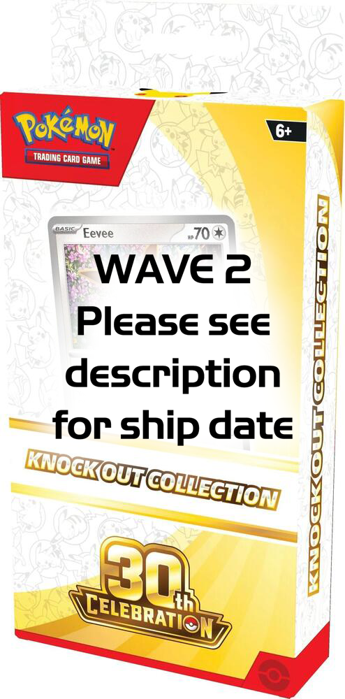 WAVE 2 Pokemon Tcg: 30th Celebration Knockout Collection (WAVE 2 - Ships by: November 30th, 2026)