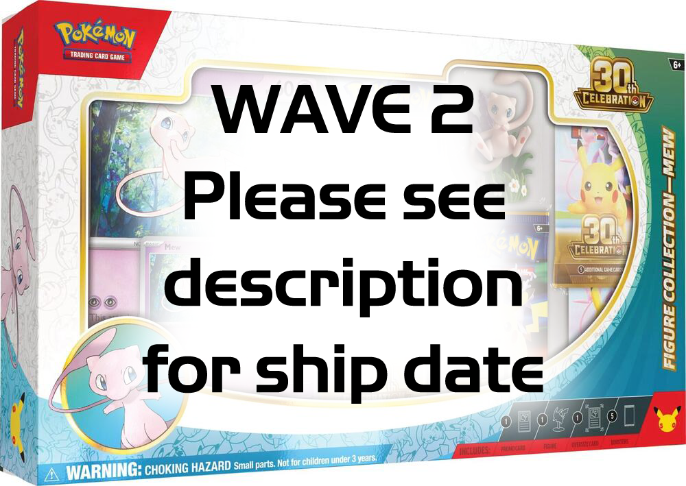 WAVE 2 Pokemon Tcg: 30th Celebration Figure Collection (WAVE 2