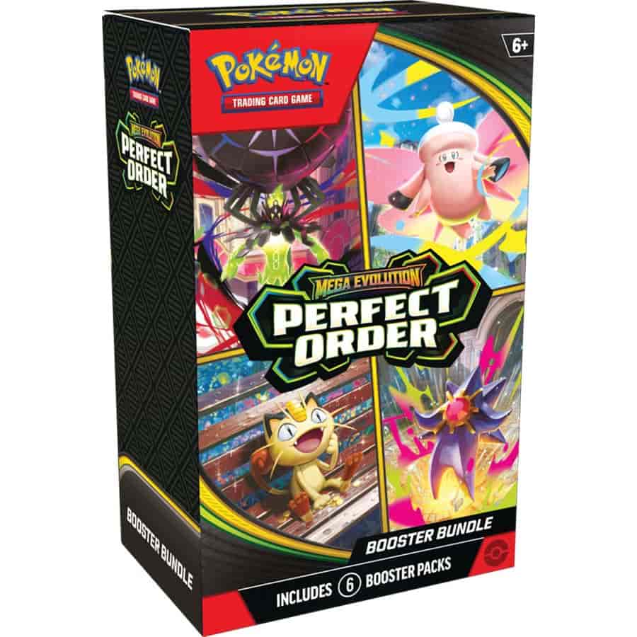 Pokemon: Mega Evolution: Perfect Order (Me03): Booster Bundle (6Ct)  (Presale - Expected Release Date March 27th)