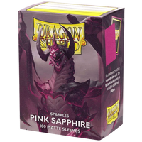 Supplies: Dragon Shield Sleeves - Standard - Matte Sparkles Pink Sapphire