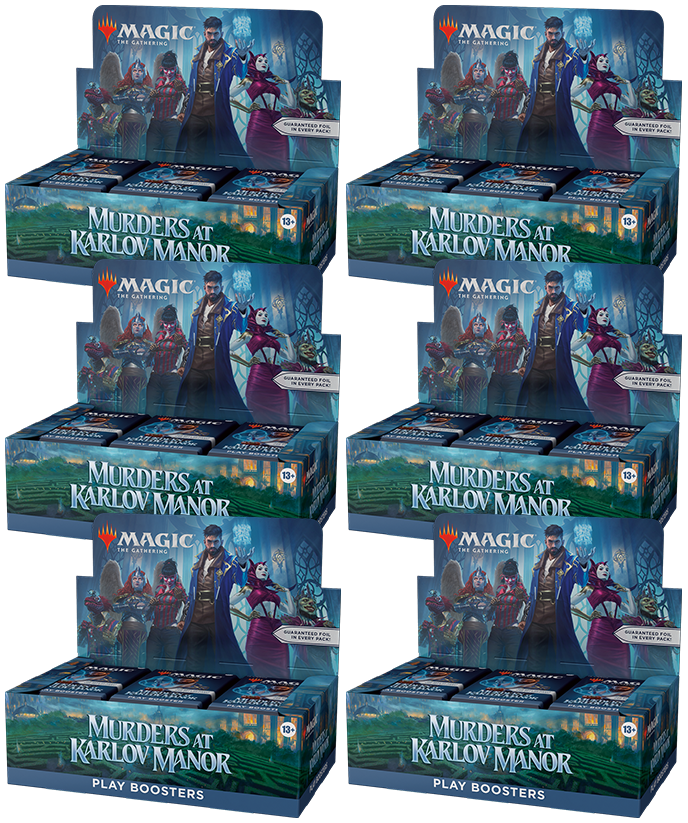 MTG: Murders at Karlov Manor Play Booster Case - 6 Boxes