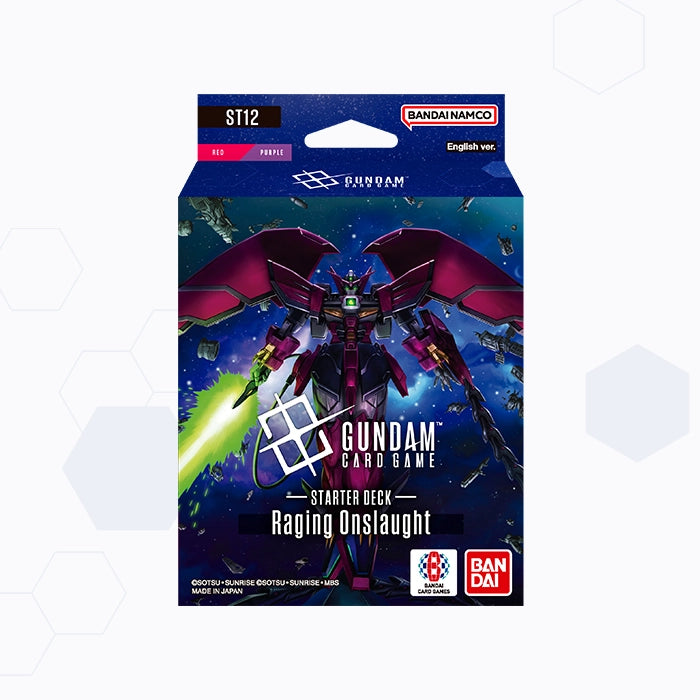 Gundam Card Game: Starter Deck: Raging Onslaught [St12] - (Presale: Expected Release Date: September 25th, 2026)