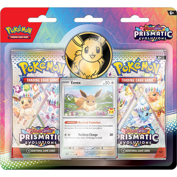 Pokemon TCG: Scarlet & Violet Prismatic Evolutions- 2-Pack Blister (Presale)